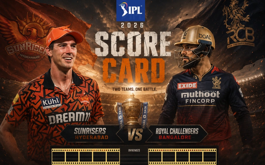 Sunrisers Hyderabad Vs Royal Challengers Bengaluru Match Scorecard