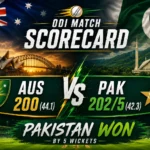 Pakistan National Cricket Team Vs Australian Men’s Cricket Team Match Scorecard: The Ultimate Breakdown