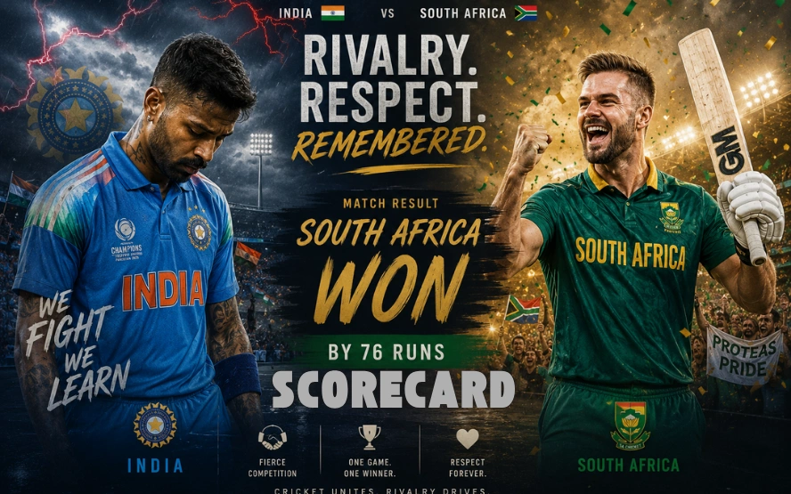 South Africa National Cricket Team Vs India National Cricket Team Match Scorecard