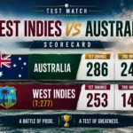 West Indies vs Australia Match Scorecard: Complete 2025 Series Analysis & Results
